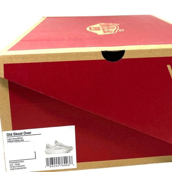 VANS Old Skool Overt CC Platform Shoes White Suede Canvas Men's Low VN0A7Q5ELGX - Picture 2 of 11